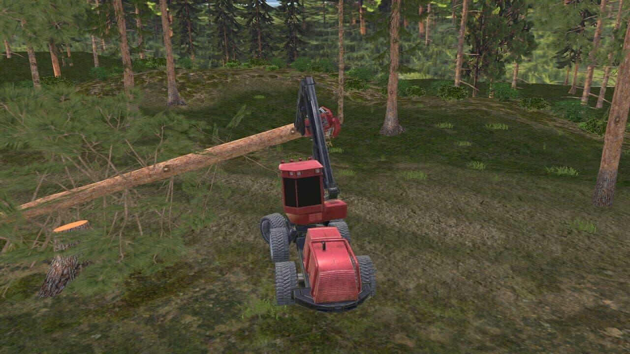 Forest Harvester Tractor 3D thumbnail 3