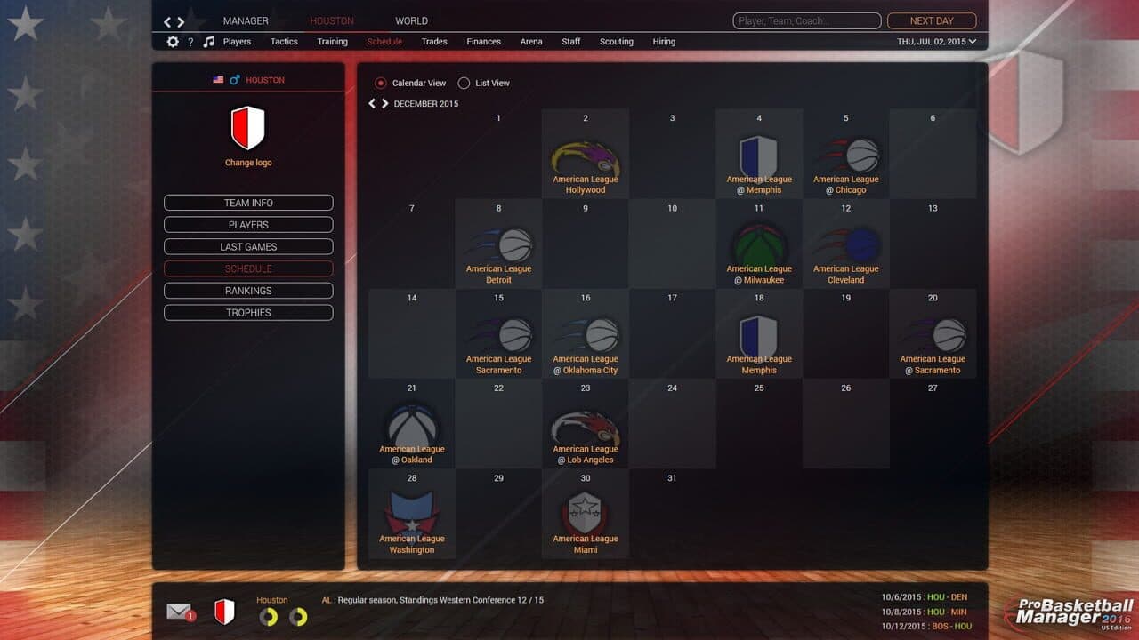 Pro Basketball Manager 2016: US Edition thumbnail 2
