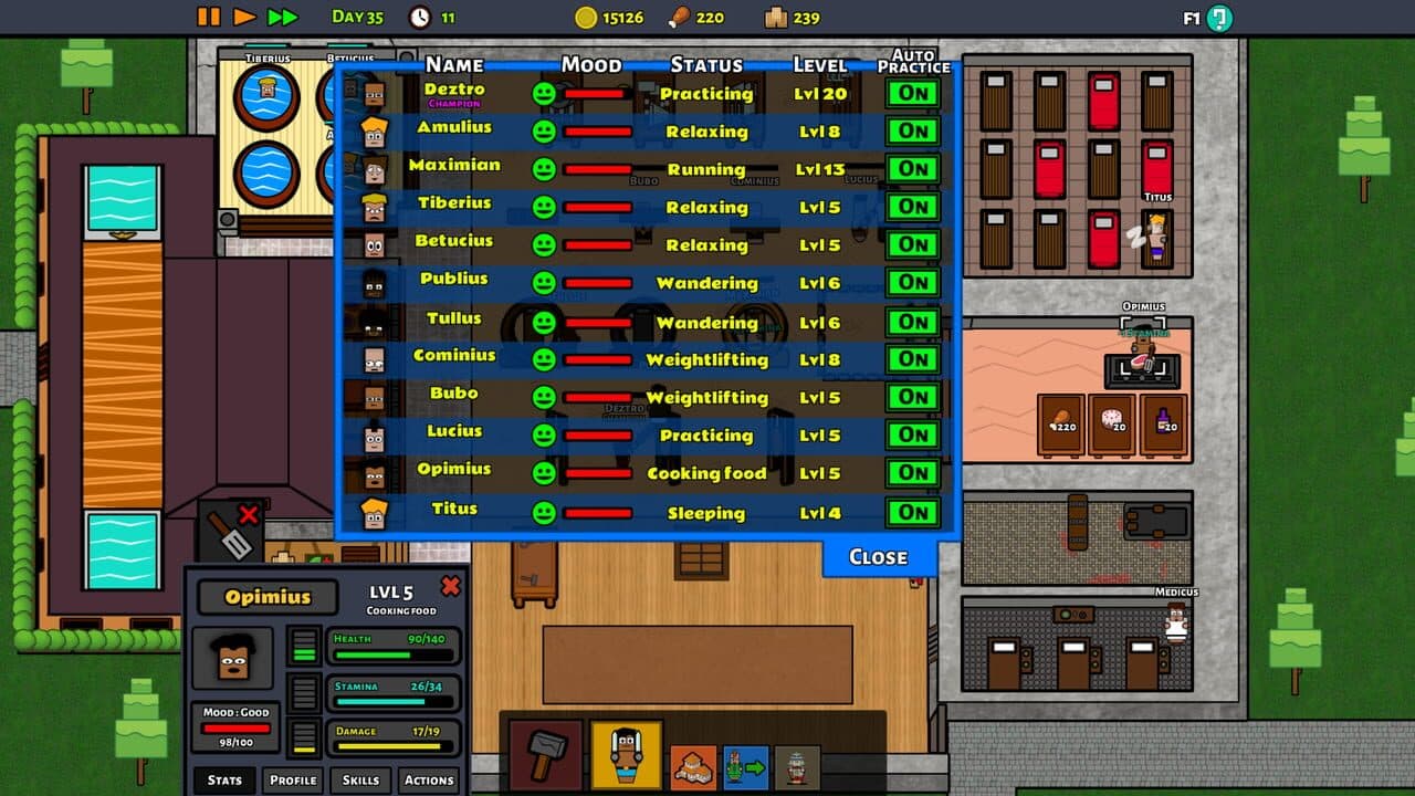 Gladiator School screenshot 1