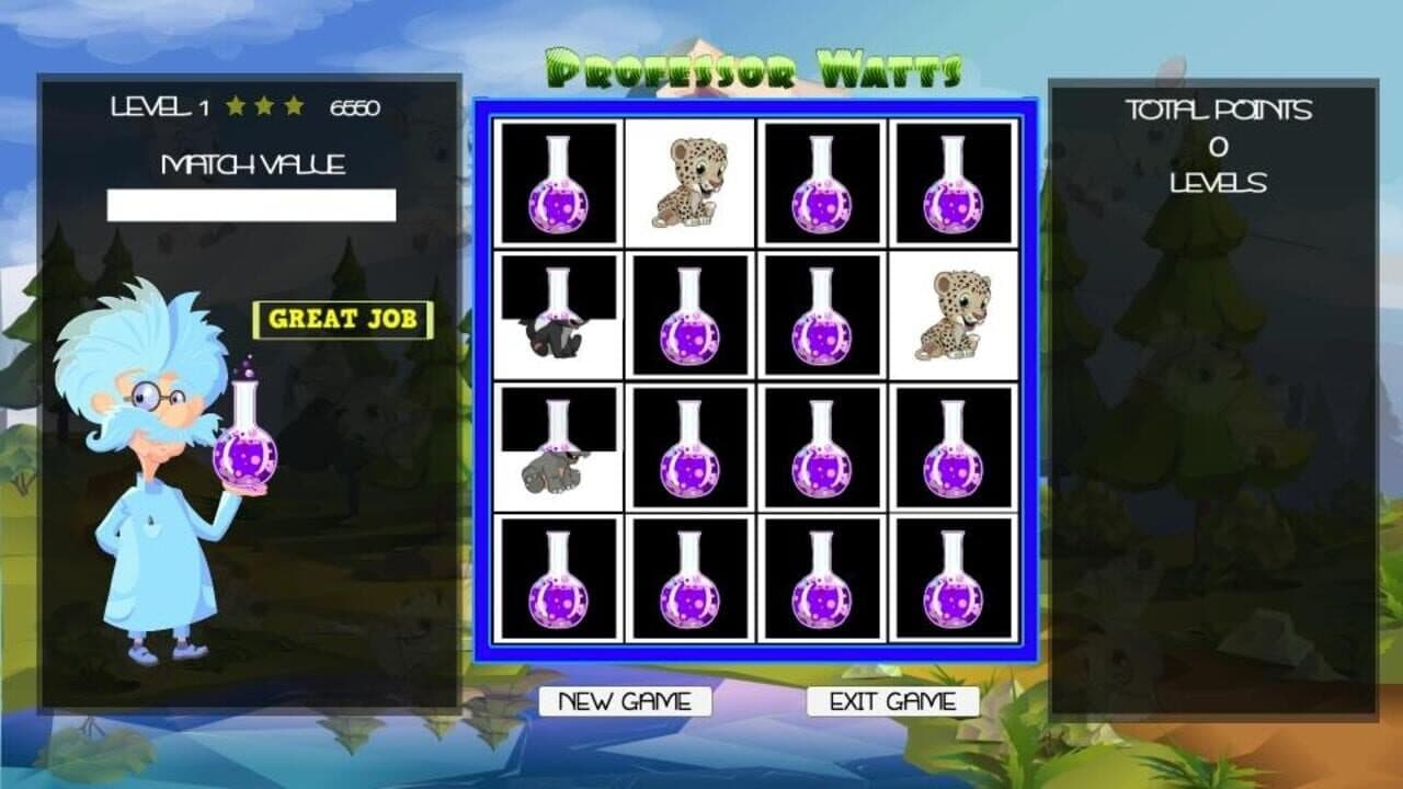Professor Watts Memory Match: Cute Animals thumbnail 2
