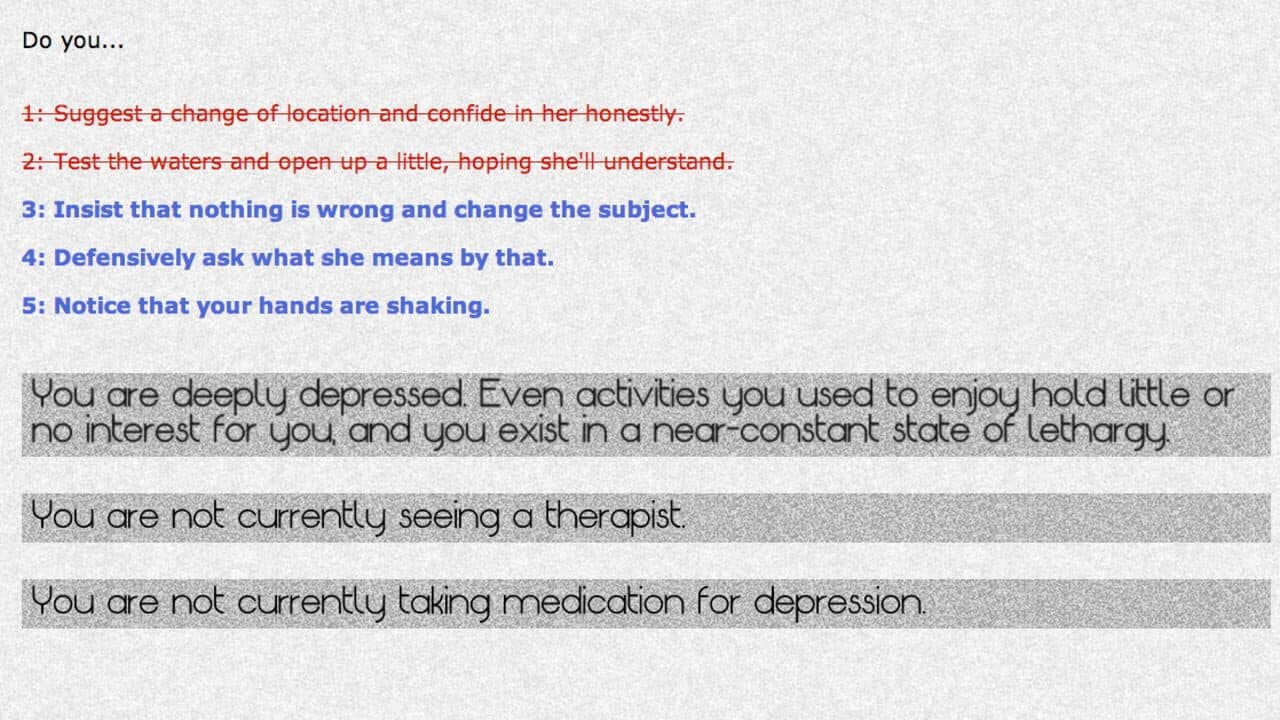 Depression Quest thumbnail 3