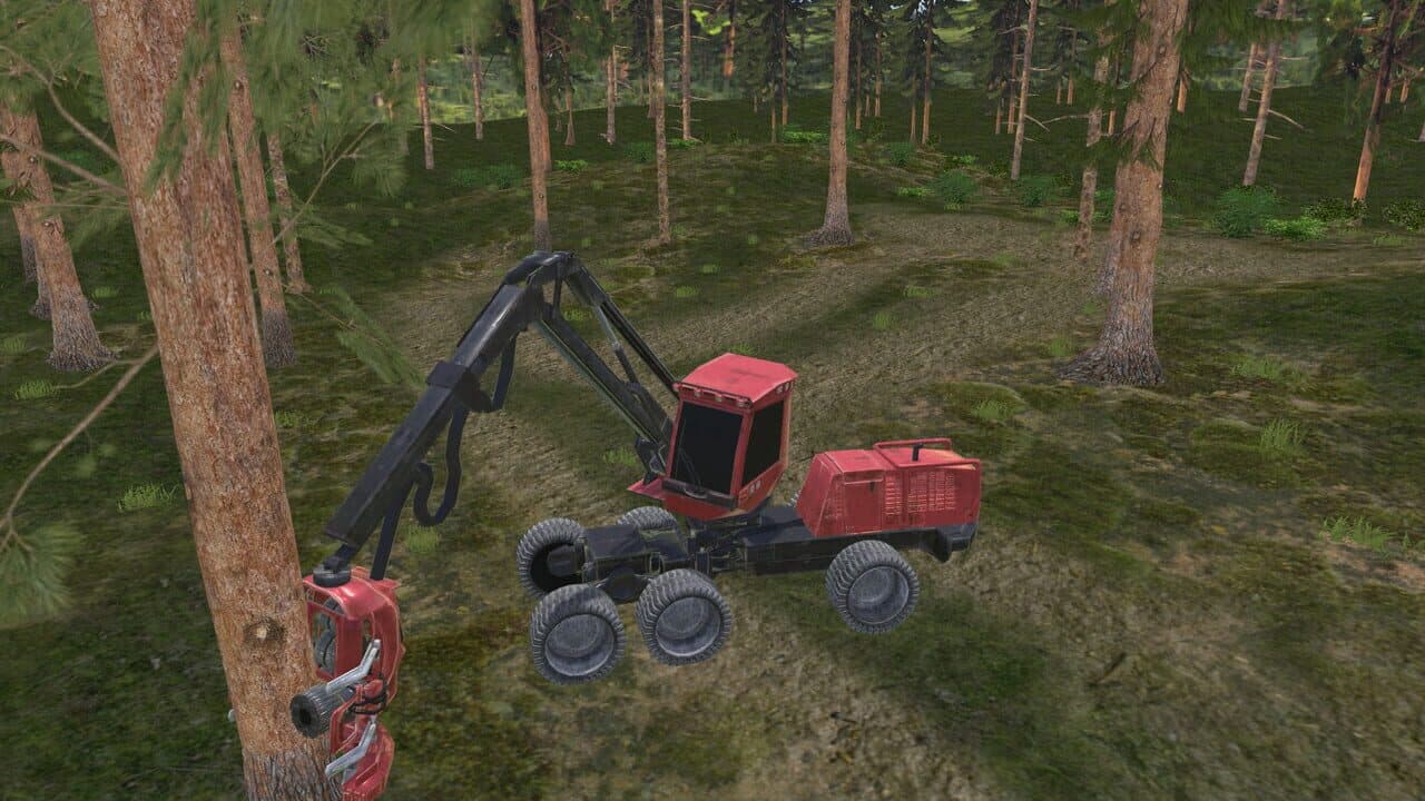 Forest Harvester Tractor 3D thumbnail 5