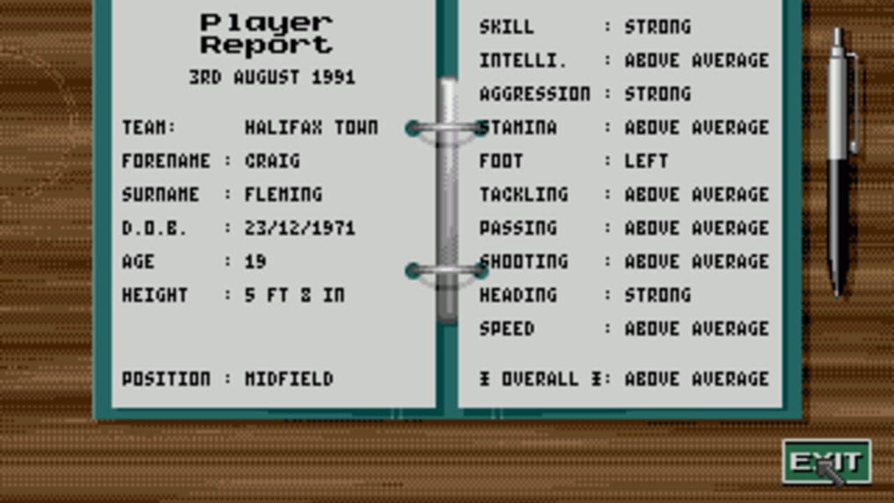 Graham Taylors Soccer Challenge screenshot 1
