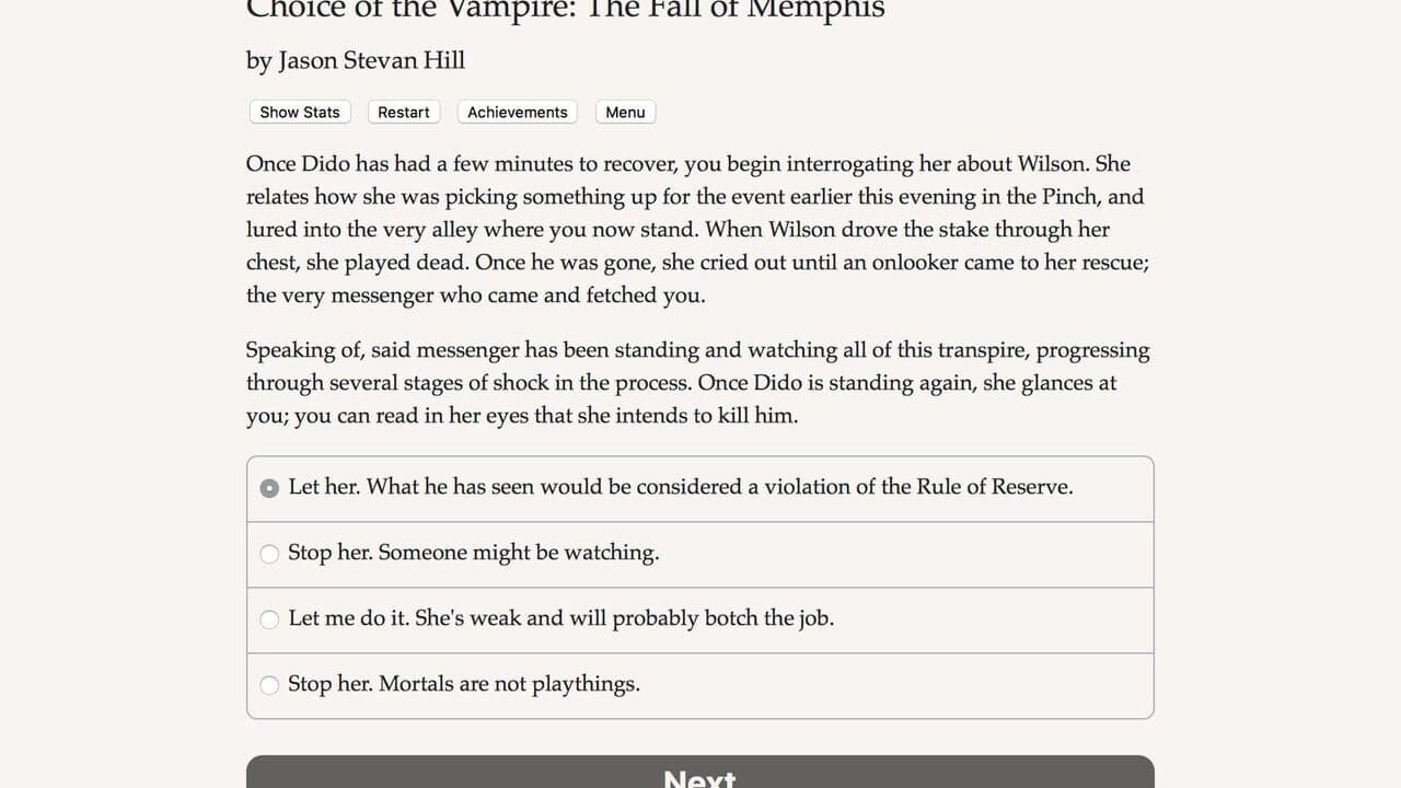 Choice of the Vampire: The Fall of Memphis thumbnail 2