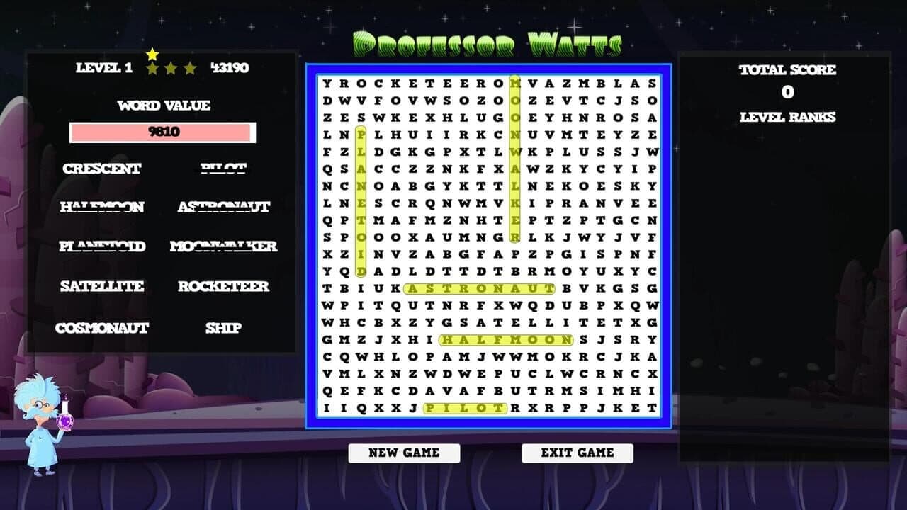 Professor Watts Word Search: Space Voyage thumbnail 4