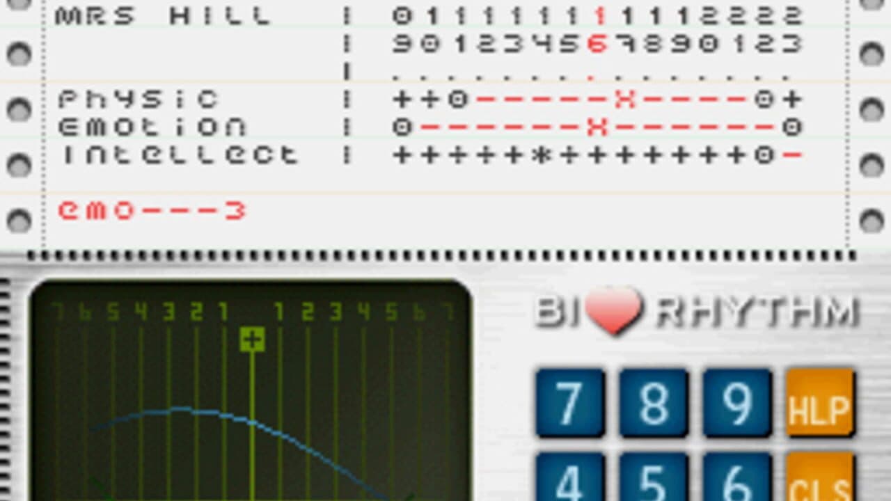 Biorhythm screenshot 1
