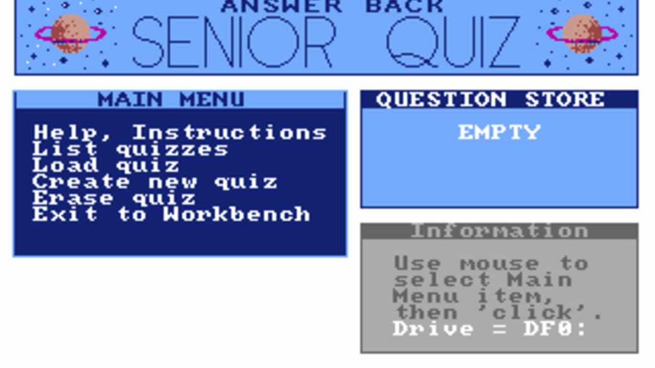 Answer Back: Senior Quiz screenshot 1
