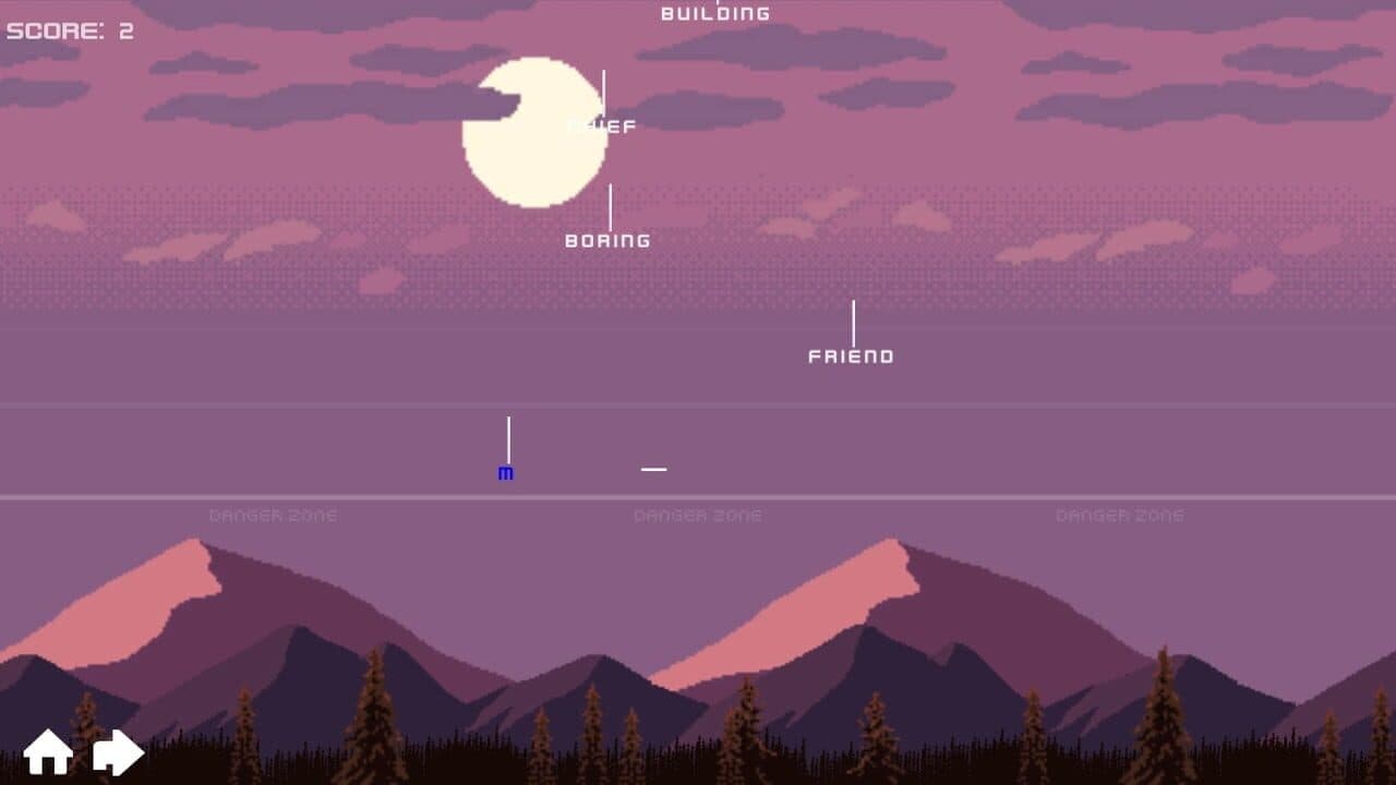 Typing game screenshot 1