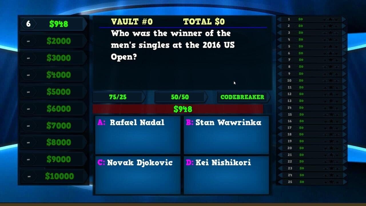 Trivia Vault: Tennis Trivia screenshot 1