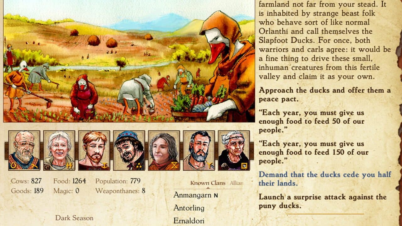 King of Dragon Pass screenshot 1
