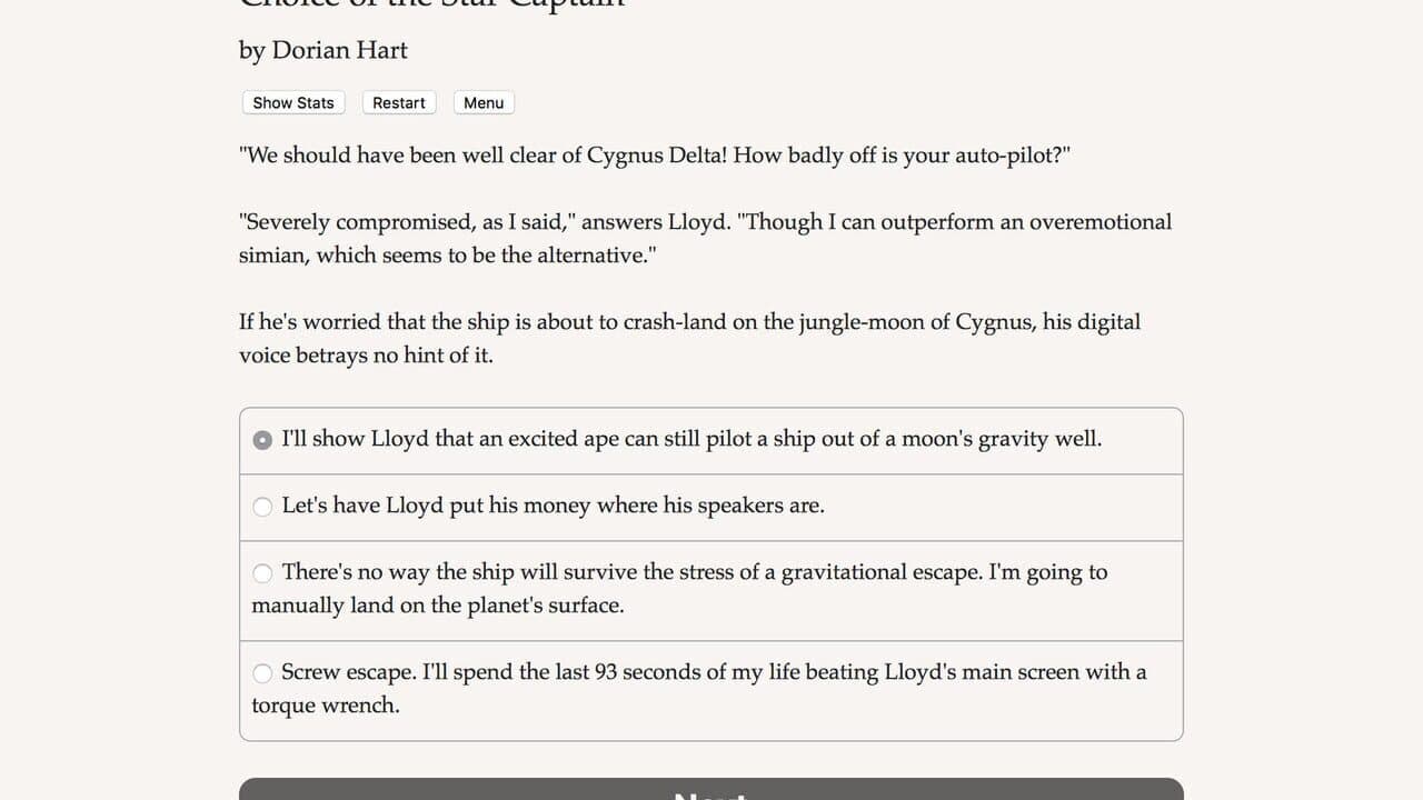 Choice of the Star Captain screenshot 1