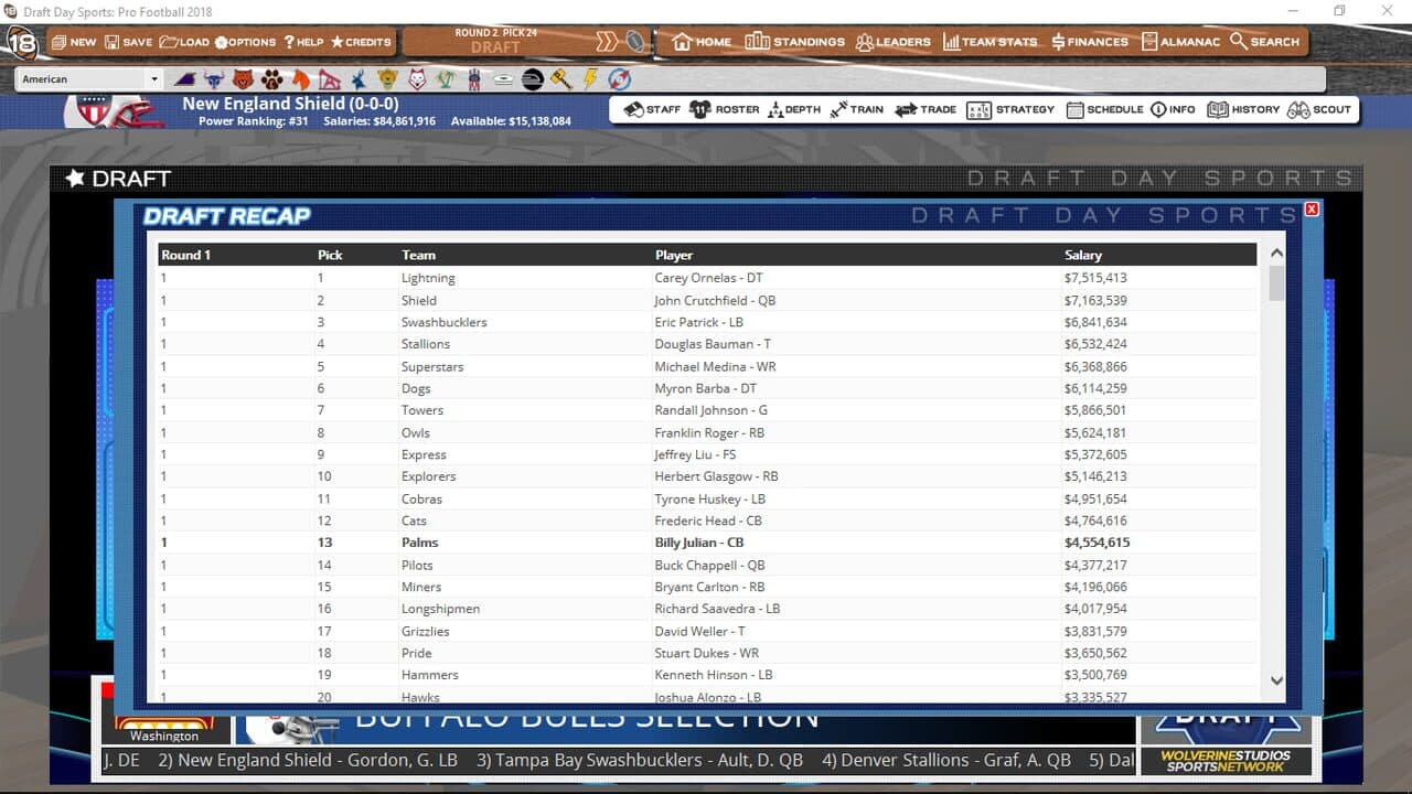 Draft Day Sports: Pro Football 2018 thumbnail 5