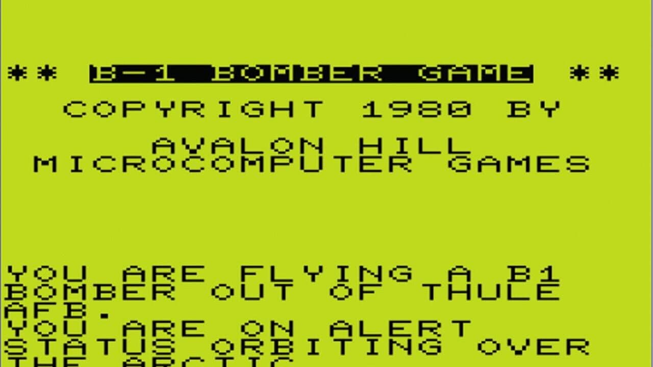 B-1 Nuclear Bomber screenshot 1