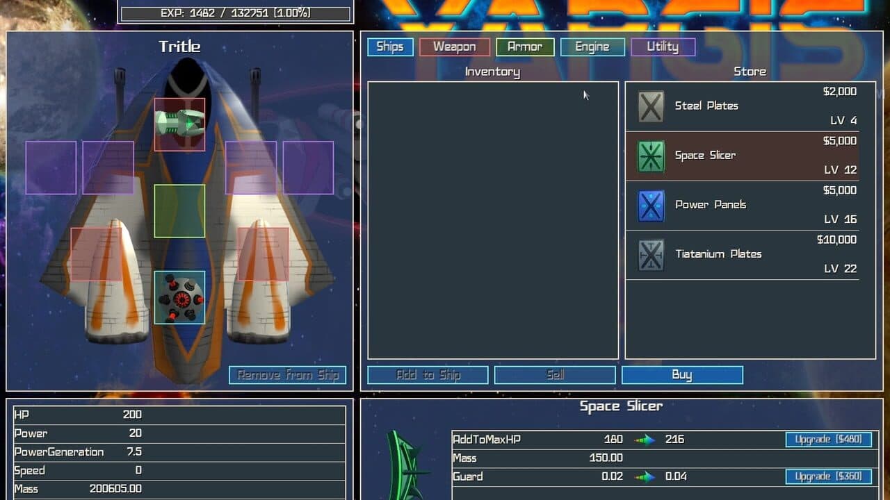 Yargis: Space Melee screenshot 1