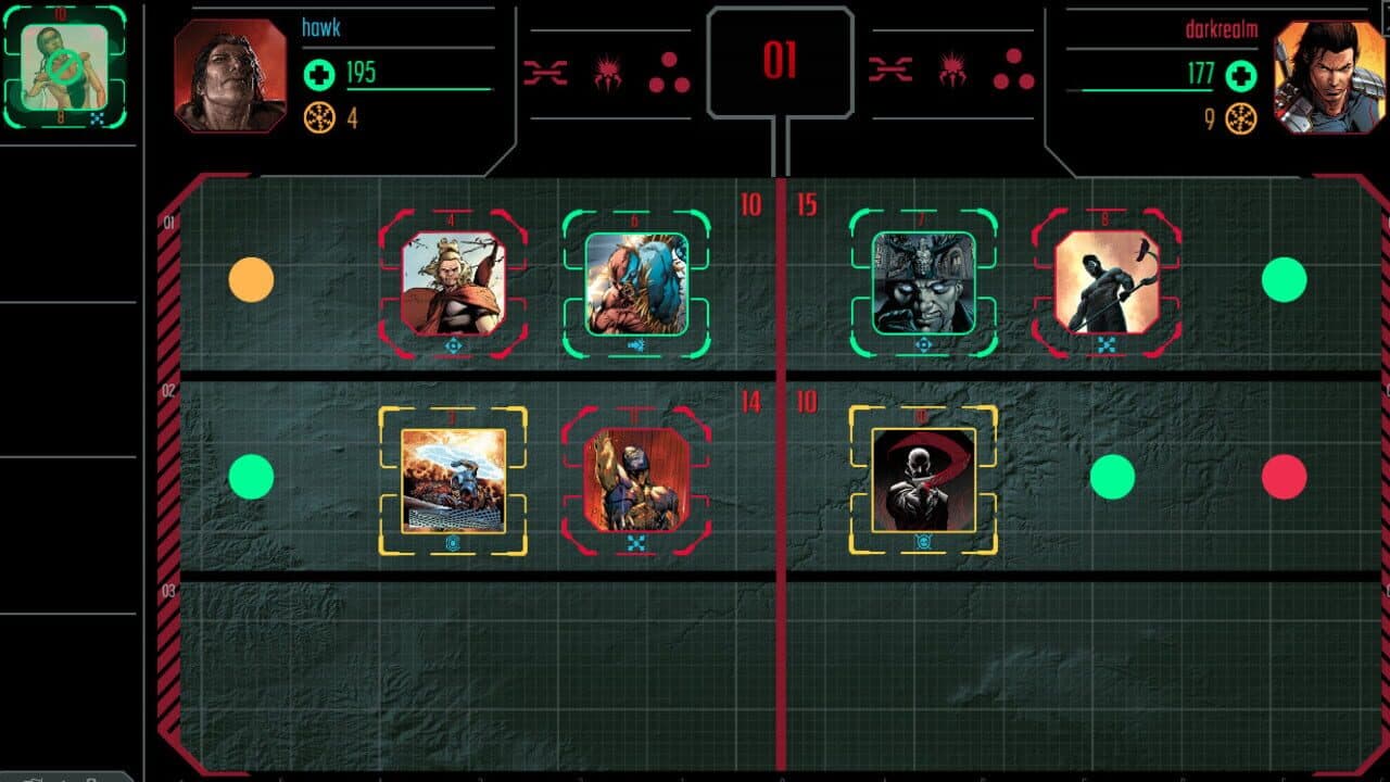 Battles of the Valiant Universe CCG screenshot 1