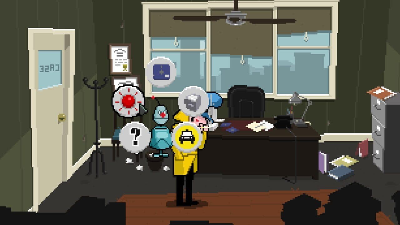 Detective Case and Clown Bot in: Murder in the Hotel Lisbon thumbnail 2