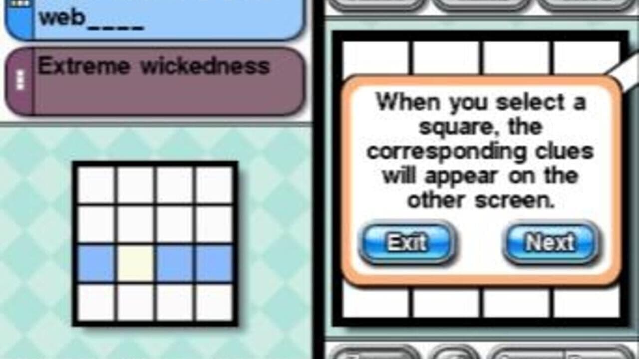Nintendo Presents: Crossword Collection screenshot 1