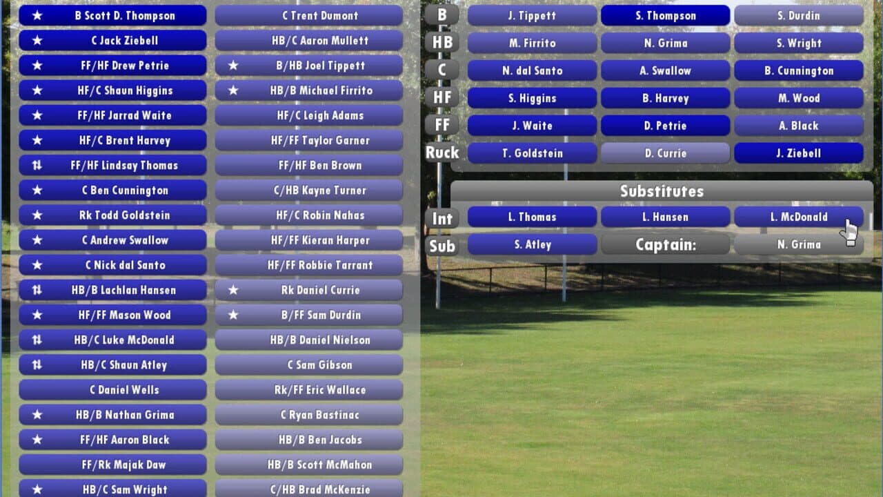 Australian Football Coach screenshot 1