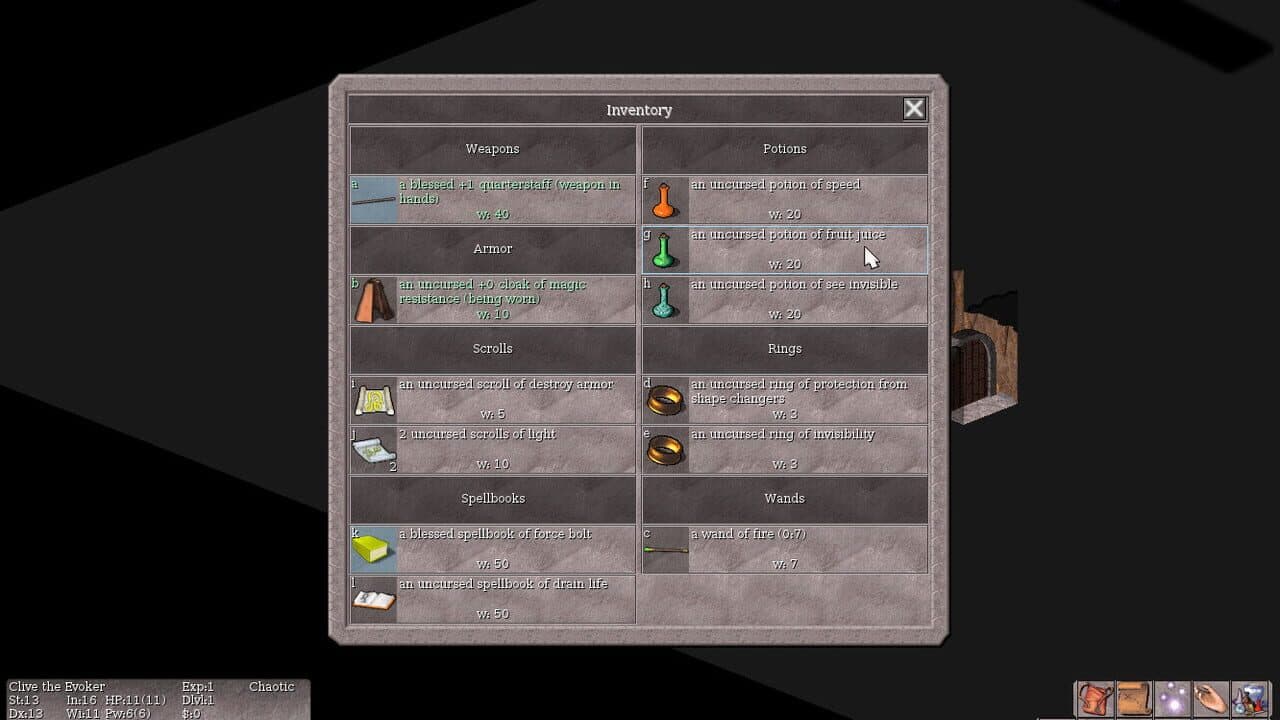 Vulture for NetHack screenshot 1
