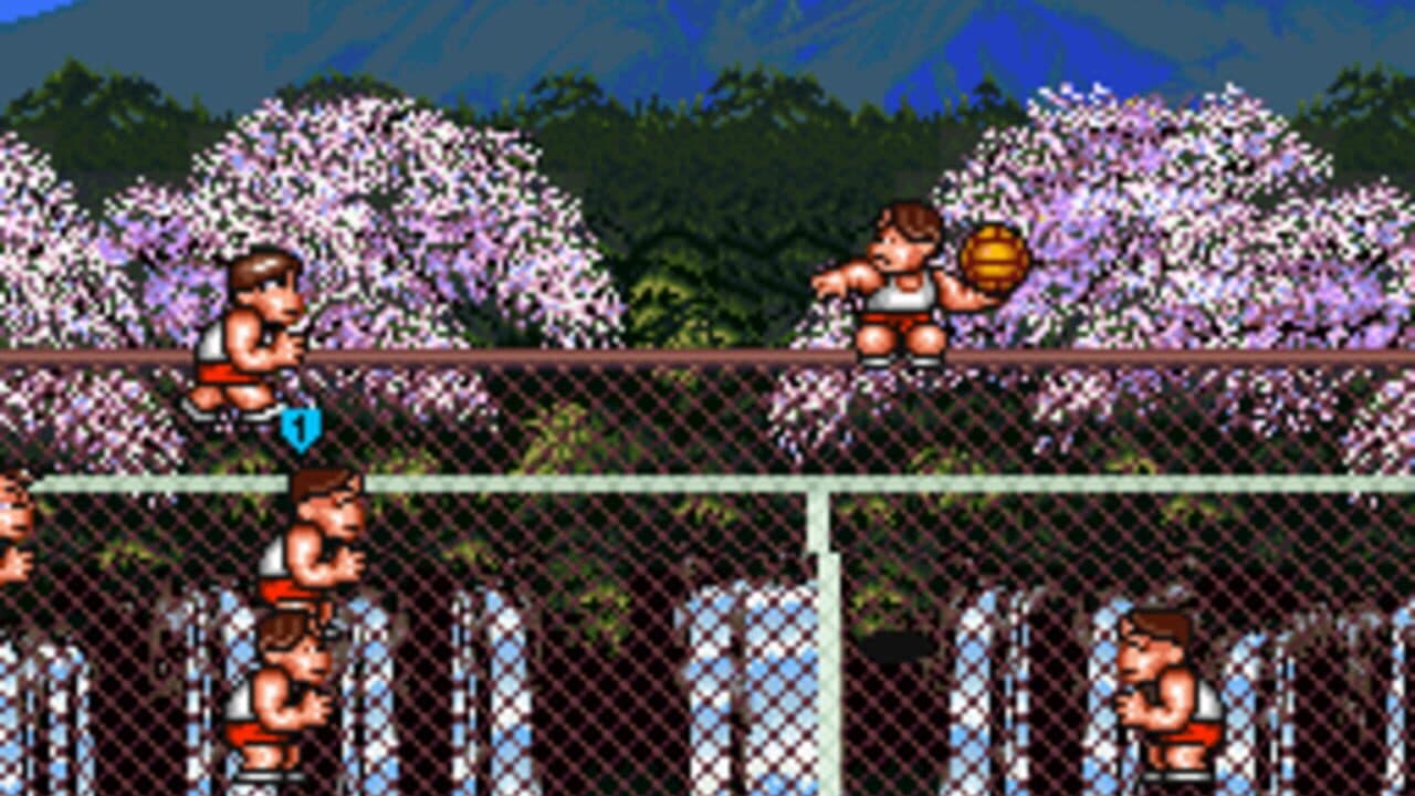 Kunio-kun no Dodgeball Da yo Zenin Shuugou!: Tournament Special screenshot 1