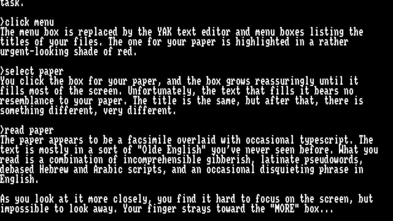 The Lurking Horror screenshot 1