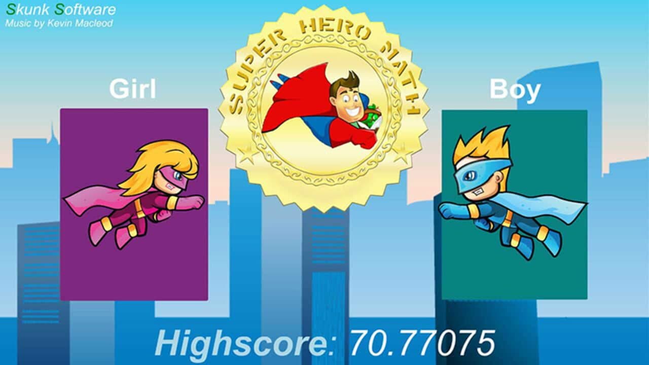 Super Hero Math screenshot 1